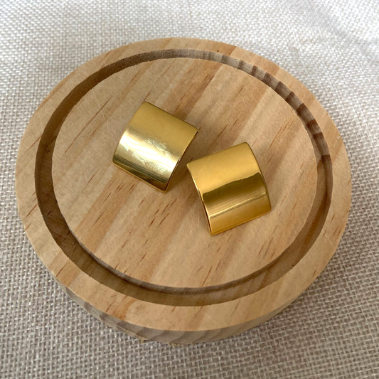 Pendientes Cuadrado Dorado