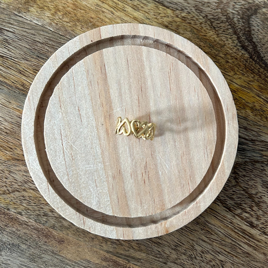 Anillo Love Dorado