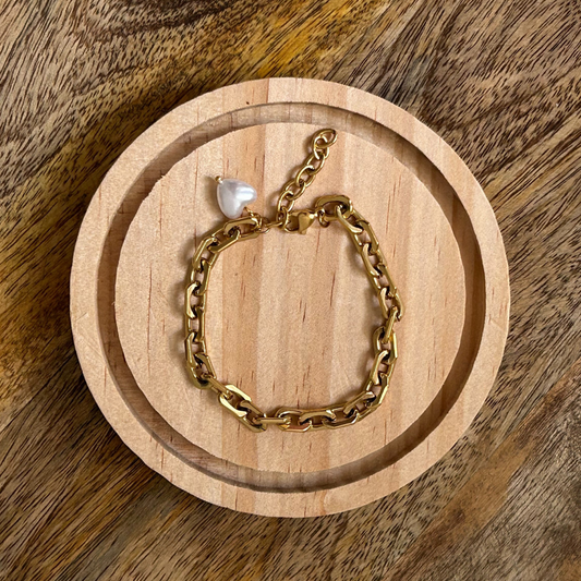 Pulsera Cadena Corazón