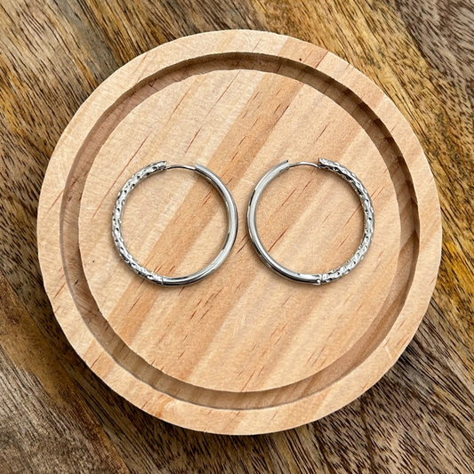 Pendientes Dúo Plateado